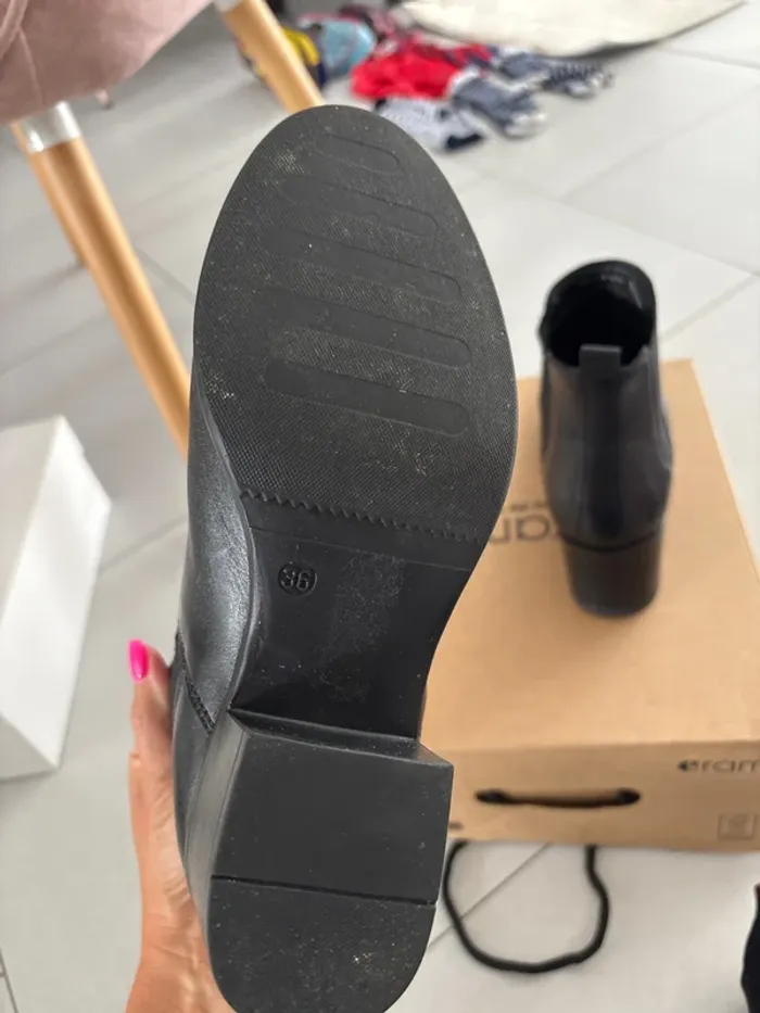 Bottines noires Eram - photo numéro 5