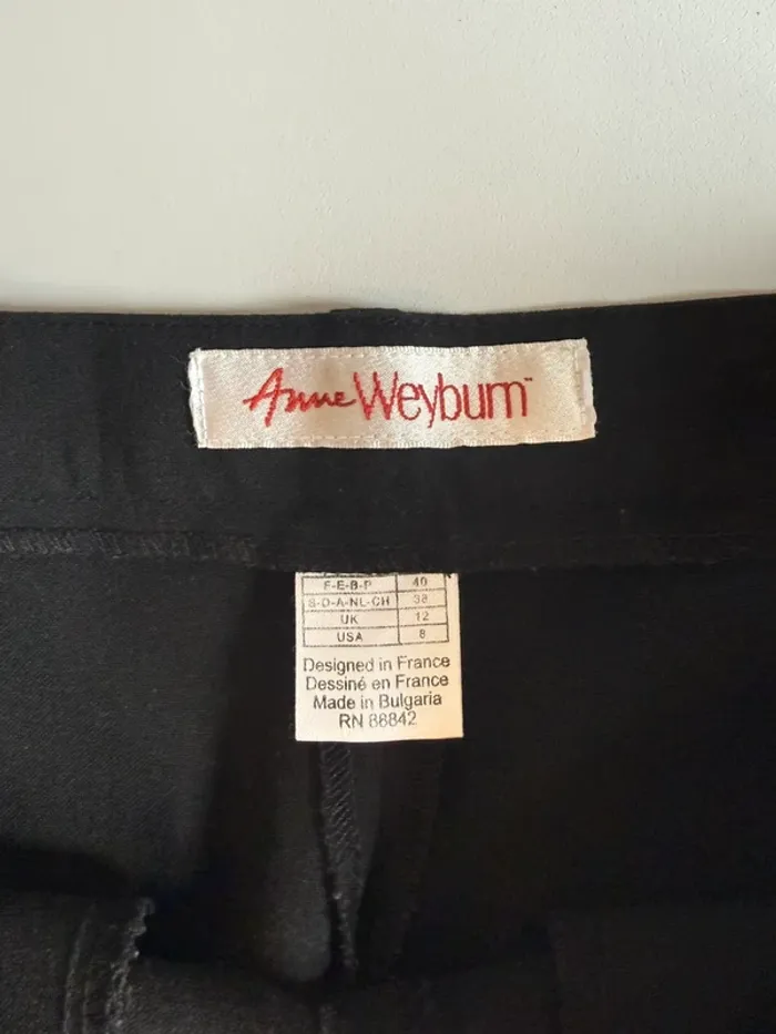 Pantalon ajusté vintage en très bon état taille 40 Anne weyburn - photo numéro 6