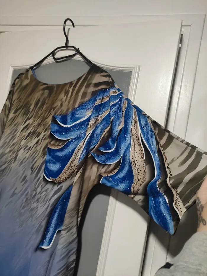 Robe algérienne habillée, à strass neuve, taille 46 - photo numéro 13