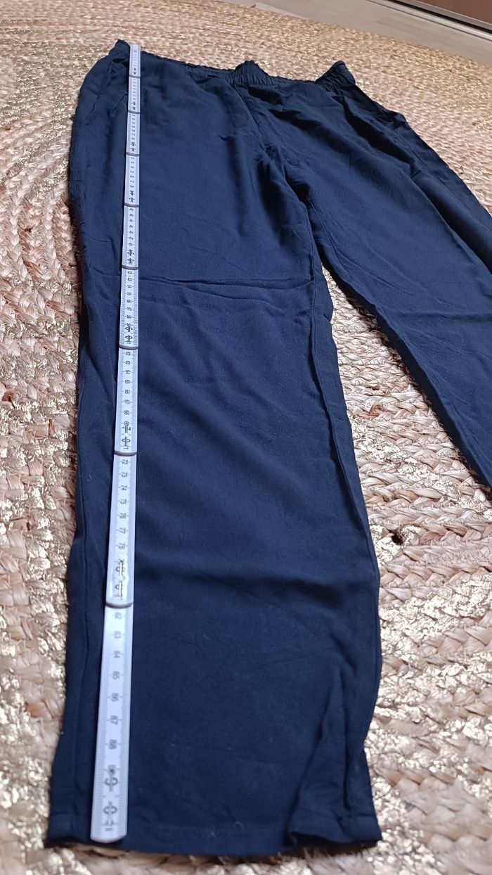 Pantalon léger bleu marine h&m - photo numéro 6