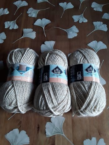 Lot de 3 pelotes de laine Neuves