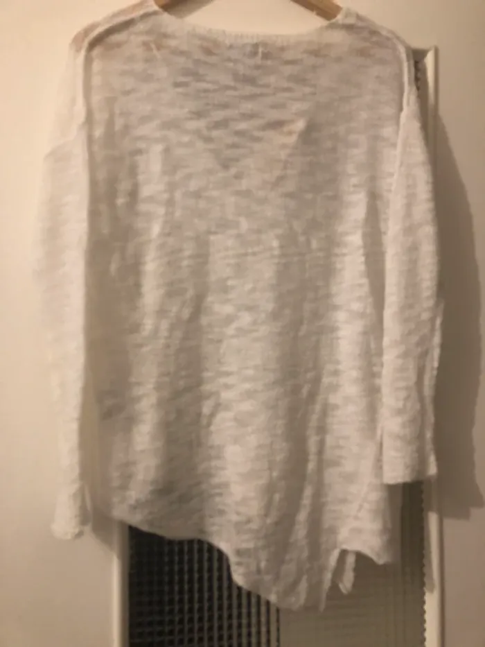 Pull fin blanc - photo numéro 4