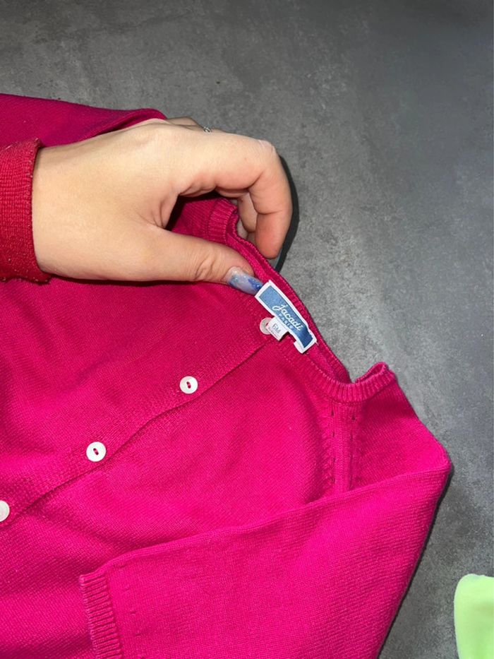 Ensemble 6 mois Liberty jacadi robe gilet bandeau été dos nu fille - photo numéro 3