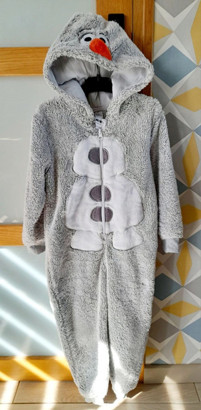 Combi pilou sur pyjama Olaf  5 ans Disney