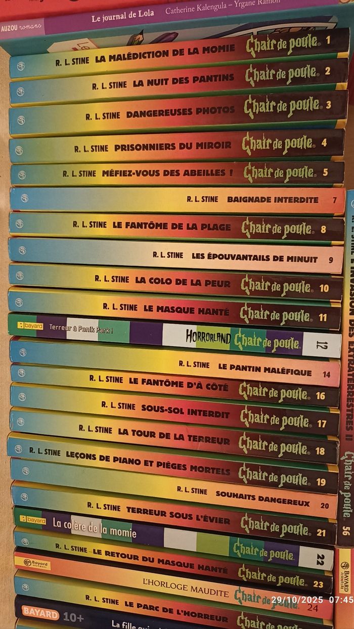 Livres Chair de Poule 2€ l'unité - photo numéro 2