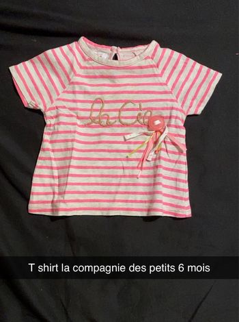 T shirt manche court la compagnie des petits  6 mois