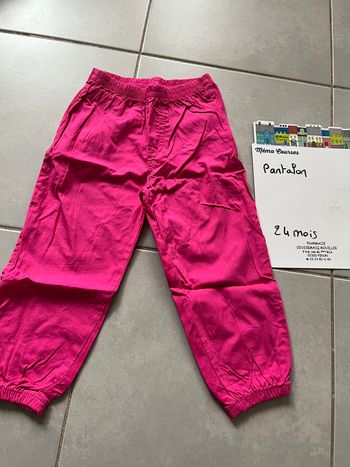 Pantalon fille 24 mois