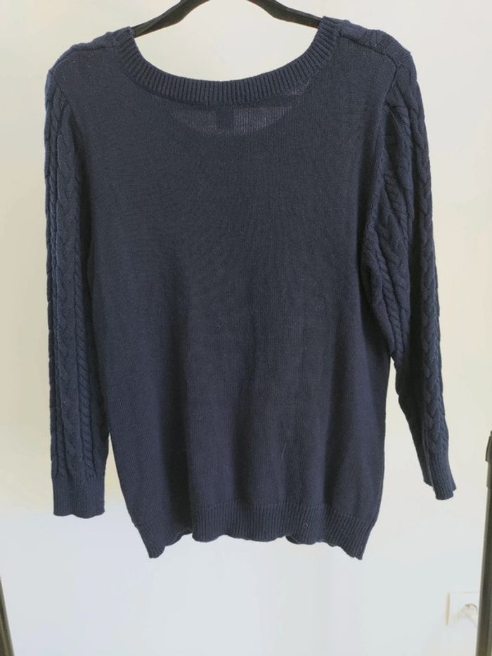 H&M pull marine L - photo numéro 5