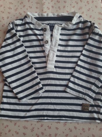 Tee shirt manches longues 6mois