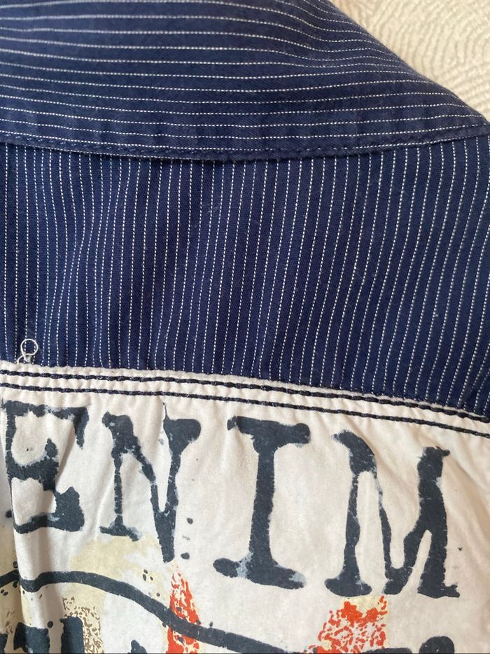 Chemise marine finement rayée 5 ans Même pas peur - photo numéro 2