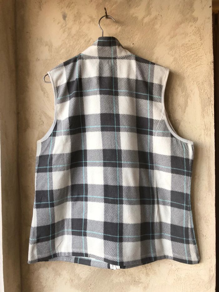 Gilet sans manches polaire à carreaux Made for life XL - photo numéro 4