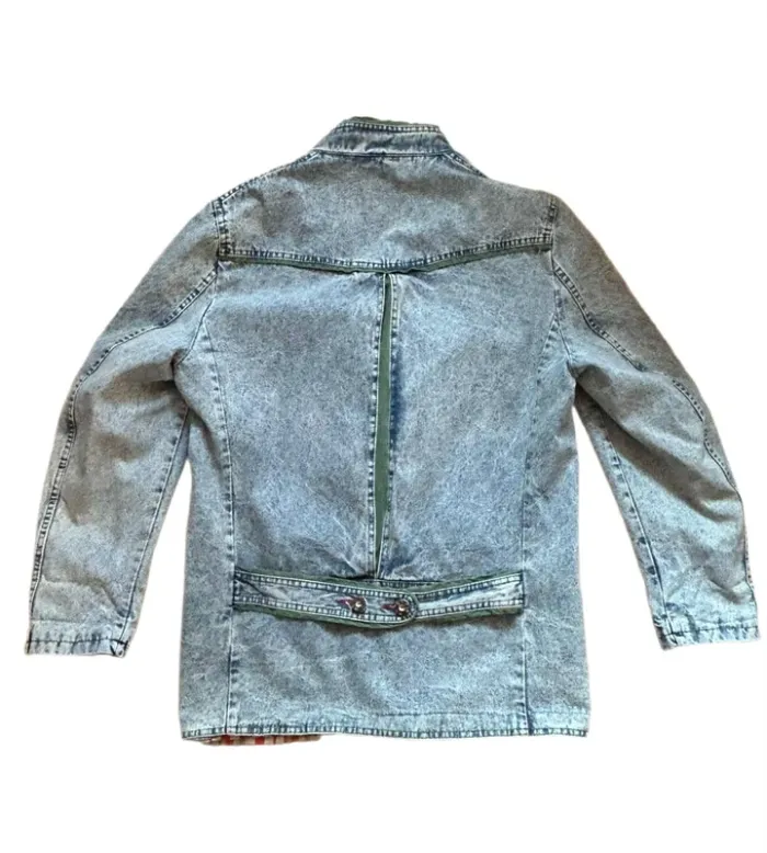 🔷🌿Veste jean Mustang vintage 90s Men’s Denim Jacket Alpine Trachten Y2K size M🌿🔷 - photo numéro 11