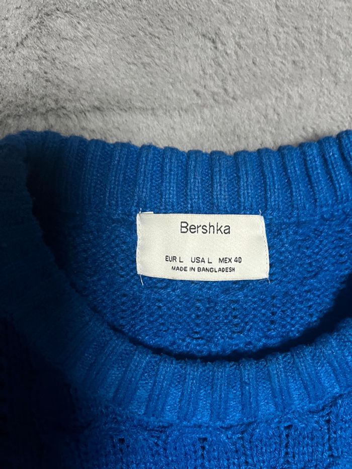 Pull bershka bleu électrique - photo numéro 5