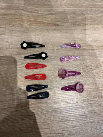 Lot 5 paires de barrettes à cheveux