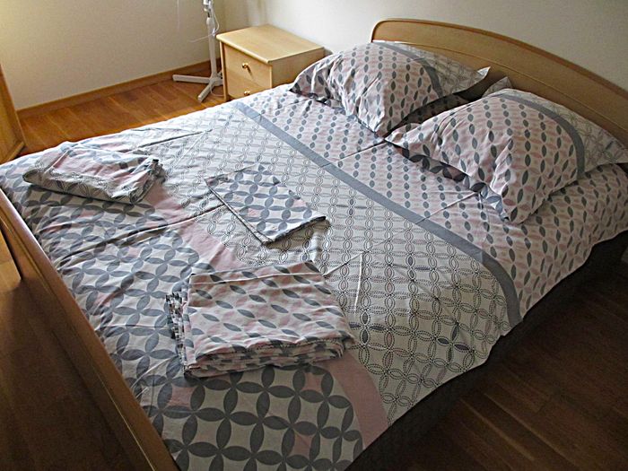 Parure de lit motifs géométriques Colombine (Blancheporte) - Housse de couette 200 x 200 - photo numéro 2