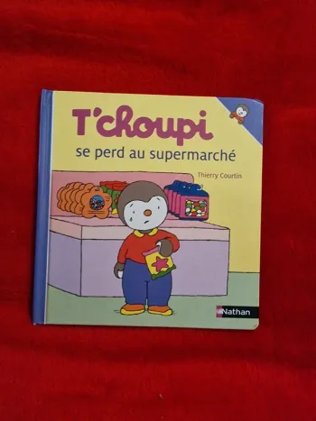 Livre 17 t'choupi se perd au supermarché
