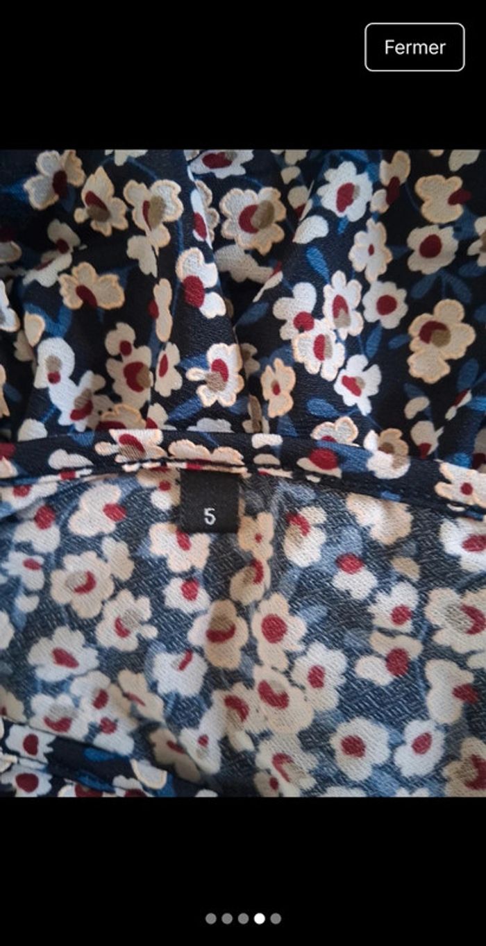 Blouse fluide fleurie – Taille 46/48 - photo numéro 5