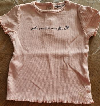 Tee-shirt manches courtes bébé 🚼 fille 18 mois