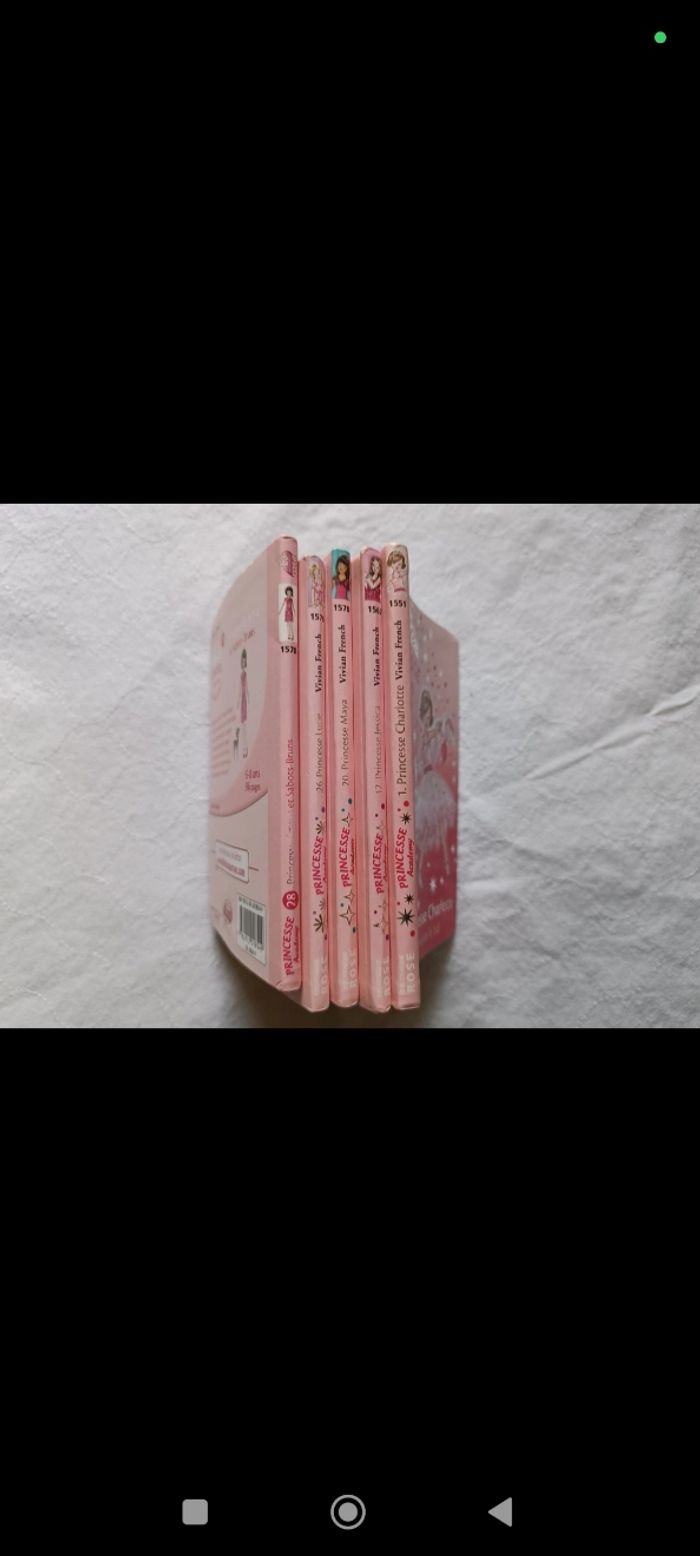 5 livres Princesse Academy Bibliothèque rose - photo numéro 2