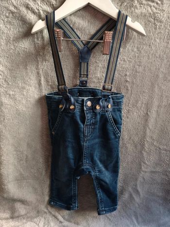 Jeans avec bretelle 6 mois orchestra