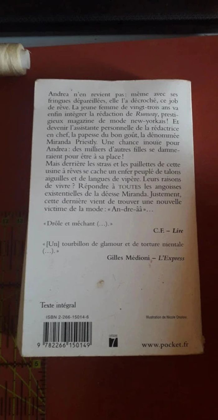 Livre / Le Diable s'habille en Prada / Lauren Weisberger. - photo numéro 2