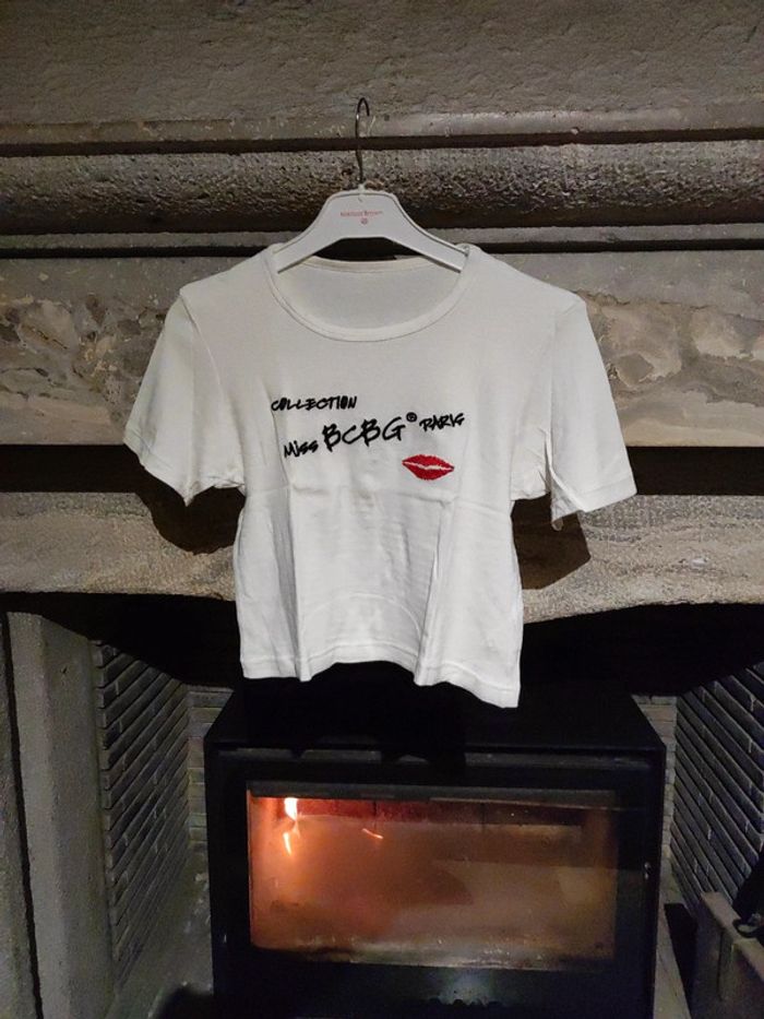 T-shirt blanc bcbg