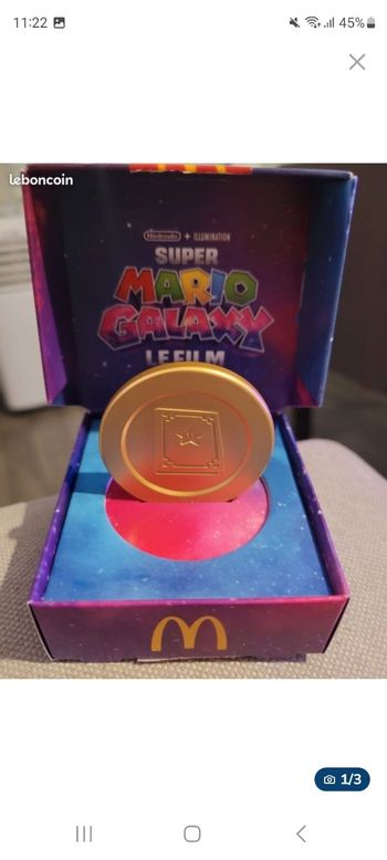 Piéce de collection"édition limitée"Mario Galaxy Le film🫧