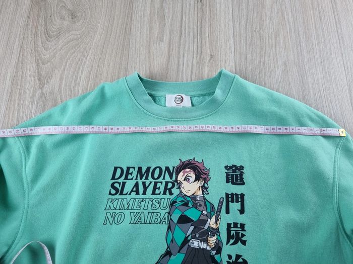 Sweat vert Démon Slayer Femme Taille XS - photo numéro 6