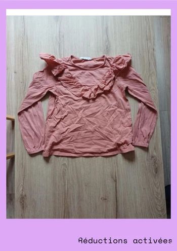 T-shirt avec volants