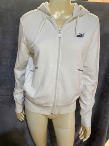 Veste a capuche blanche puma taille 40