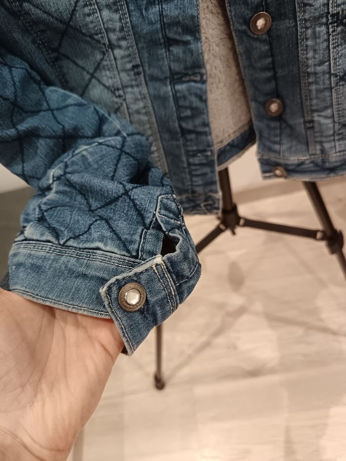 Veste en jean 14 ans orchestra moumoute a l'intérieur - photo numéro 4