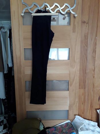 Pantalon fille velours noir 14 ans