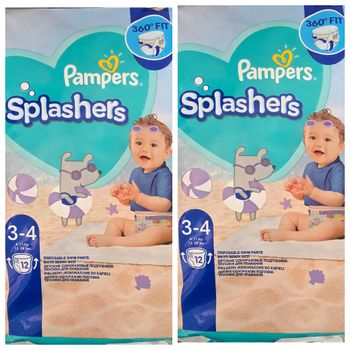 24 Couches Pampers de bain Taille 3