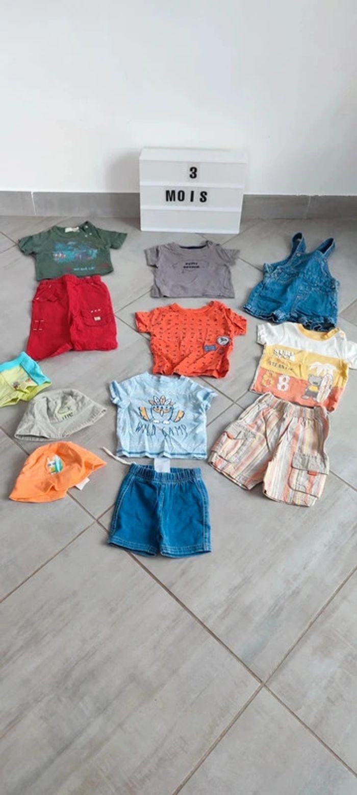 lot de vêtements garçon été 3 mois