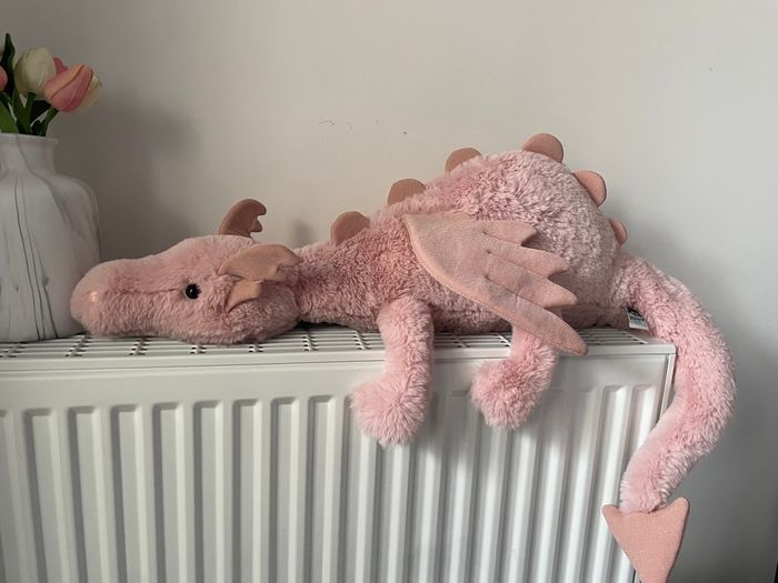 Peluche Jellycat Hugue Rose Dragon 🐉 - photo numéro 10