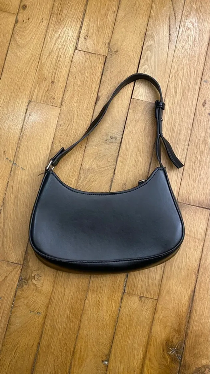 Sac baguette épaule noir - photo numéro 2