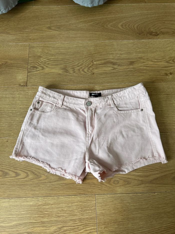 Short en jeans