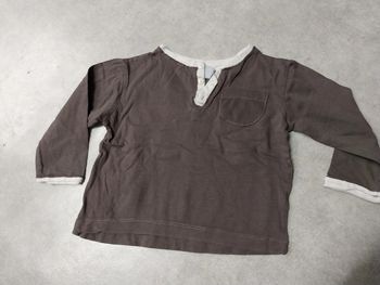 haut tee shirt manches longues garcon 18 mois