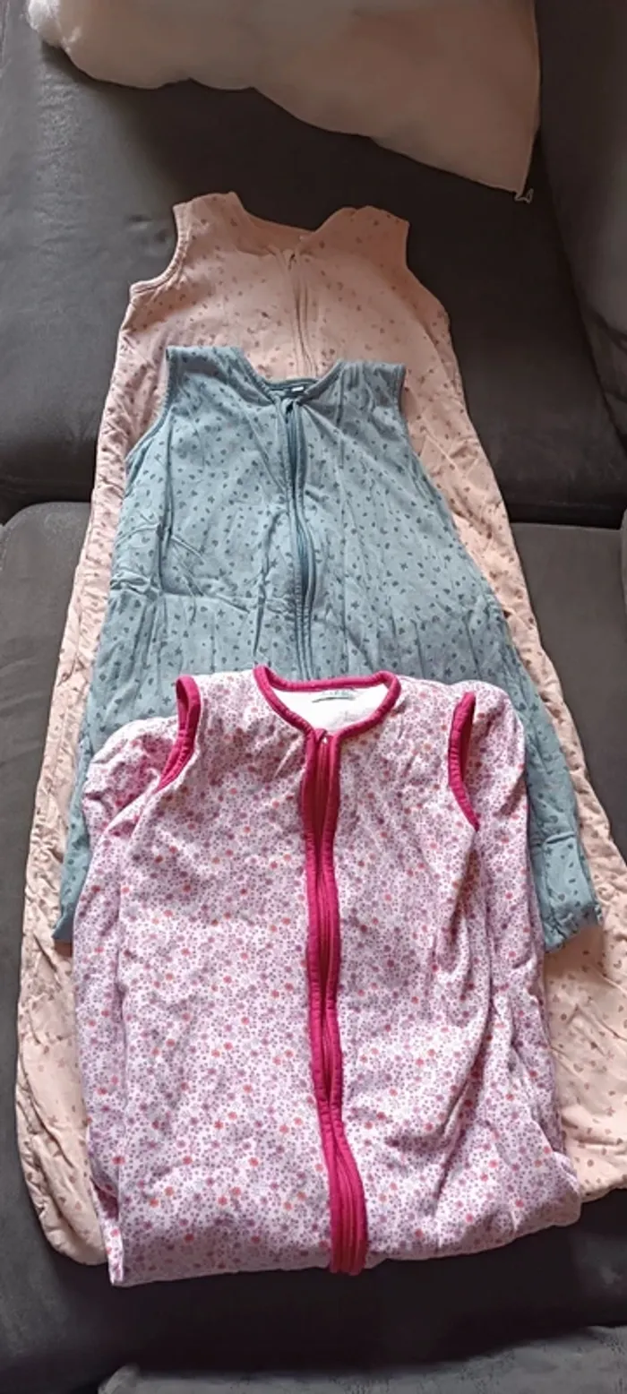 Lot de 3 gigoteuses hiver 3/4 ans