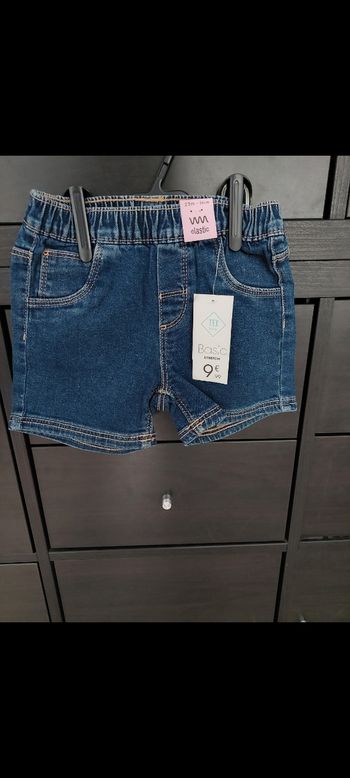 Short en jean fille 23 mois