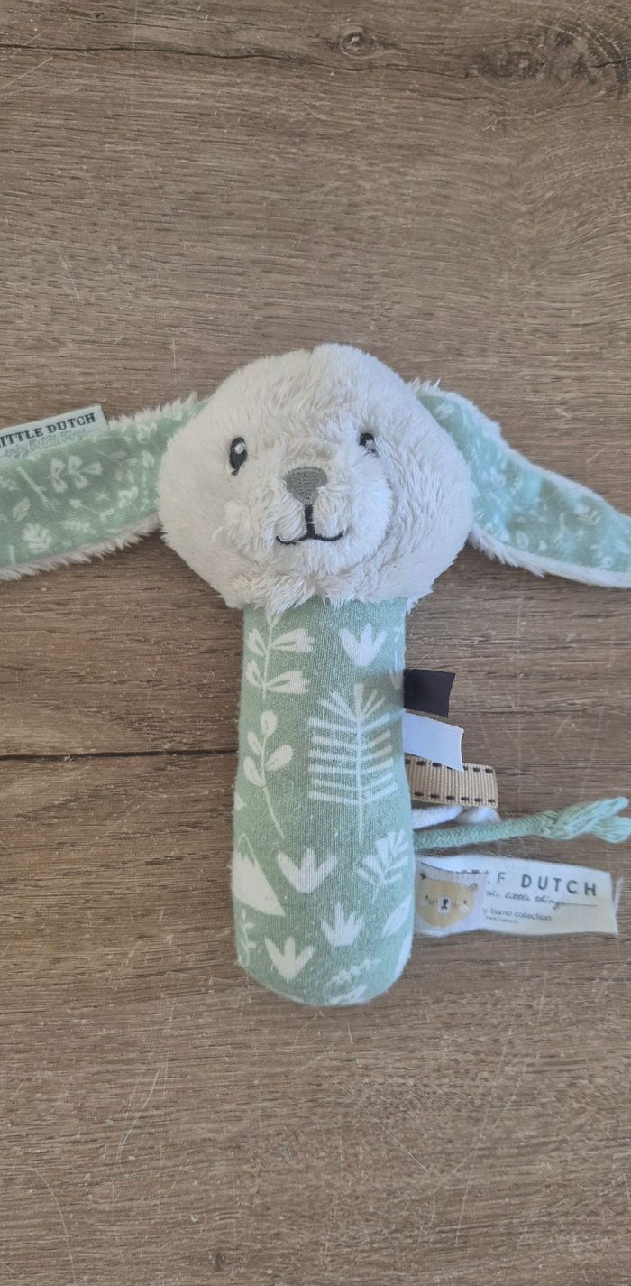 Hochet tissus lapin Little Dutch - photo numéro 2