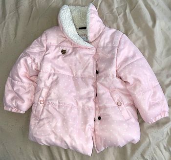 Beau manteau couleur rose sergent major 18 mois