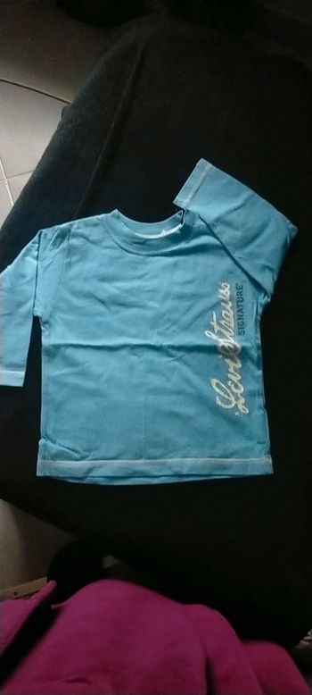 T-shirt bleu-c "Lévi-Strauss" 18 mois