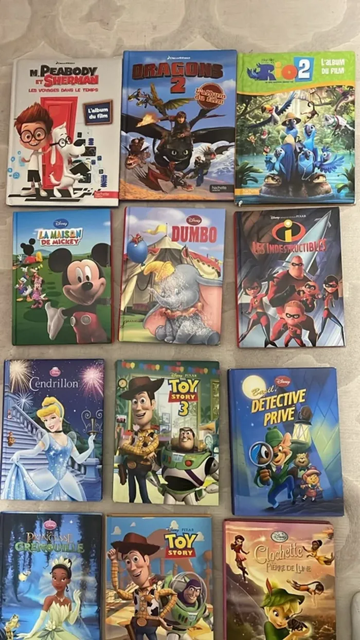 Lot 16 livres Disney enfants Cendrillon Toy Story, Cars, Reine des Neiges, Micky - photo numéro 4