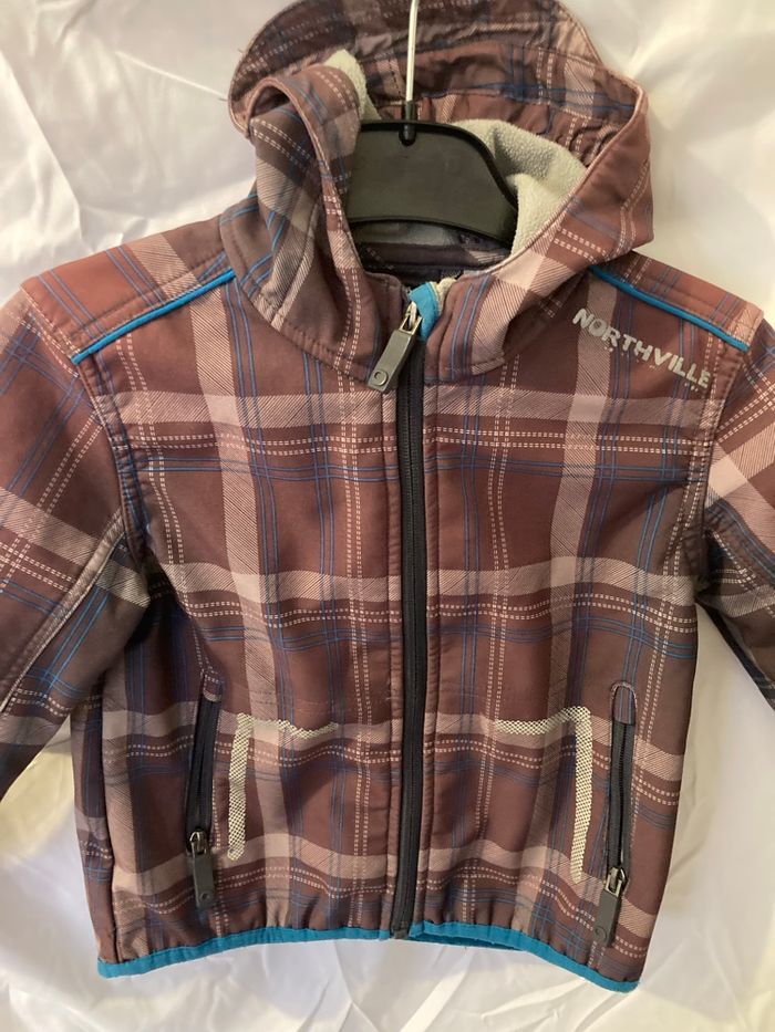 Veste Northville garçon 4 ans imperméable doublée polaire - photo numéro 3