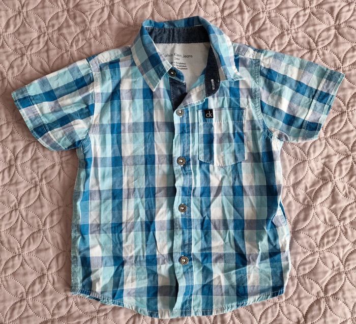 Chemisette Calvin Klein garçon 2 ans - photo numéro 3