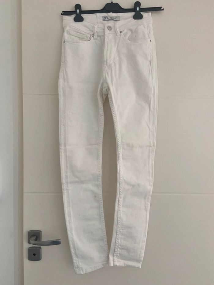 Jean blanc Zara homme - photo numéro 2
