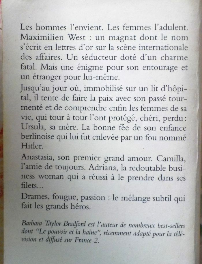 LES FEMMES DE SA VIE de Barbara TAYLOR BRADFORD Ed. Pocket - photo numéro 2