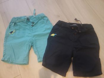 Lot 2 short gémo 3 ans