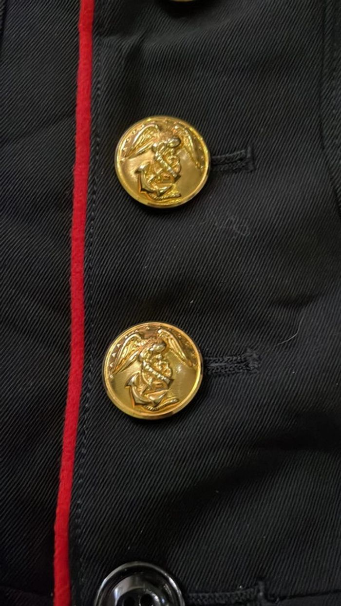 Veste Gabardine US Marine Corps ROTC – Vintage militaire – Taille 41S - made in USA - photo numéro 3